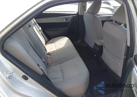 2016 Toyota Corolla Le из США, поврежденный, VIN 2T1BURHE9GC527763